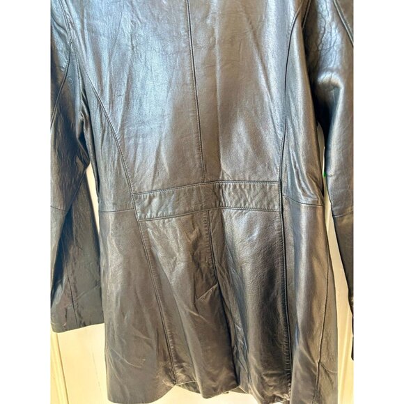 Beyond Sport California Women's Black Leather Jacket Size M - Picture 6 of 6
